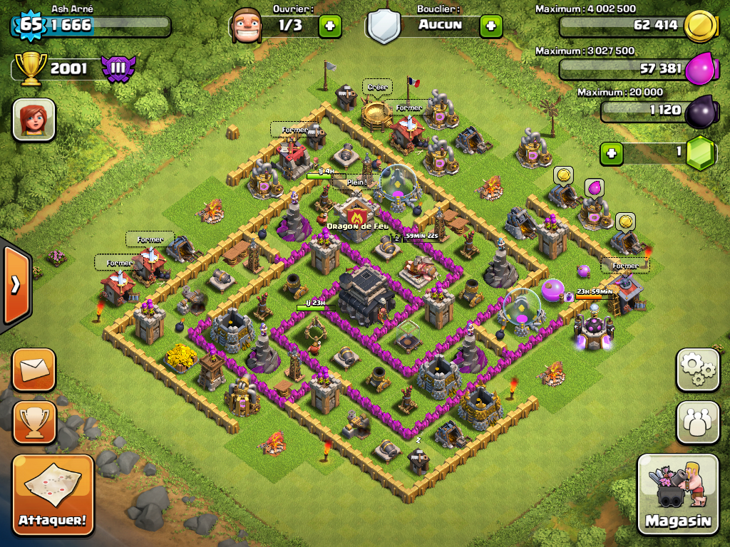 comment construire village clash of clan